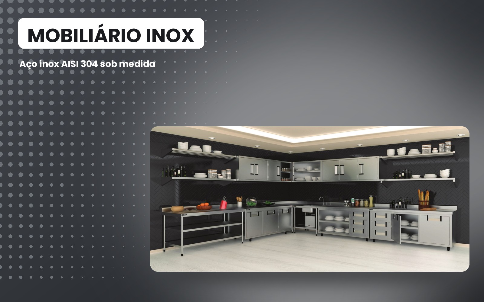 Mobiliário Inox